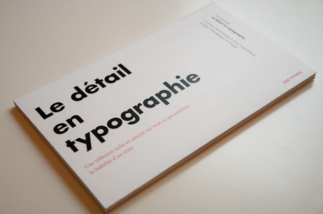 Jost Hochuli, Le Détail en typographie